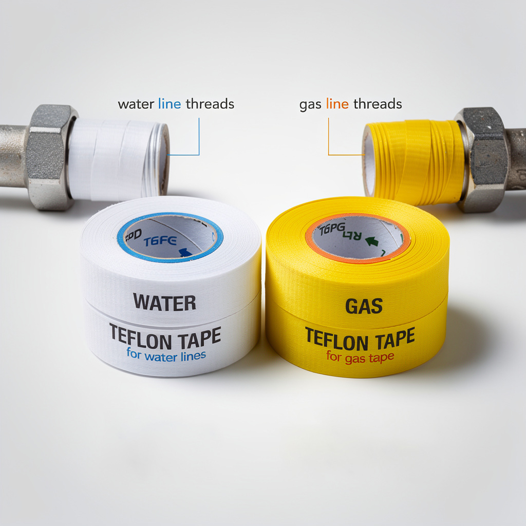 Difference Between Water and Gas Teflon Tape